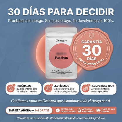 Parches Control de Apetito Natural